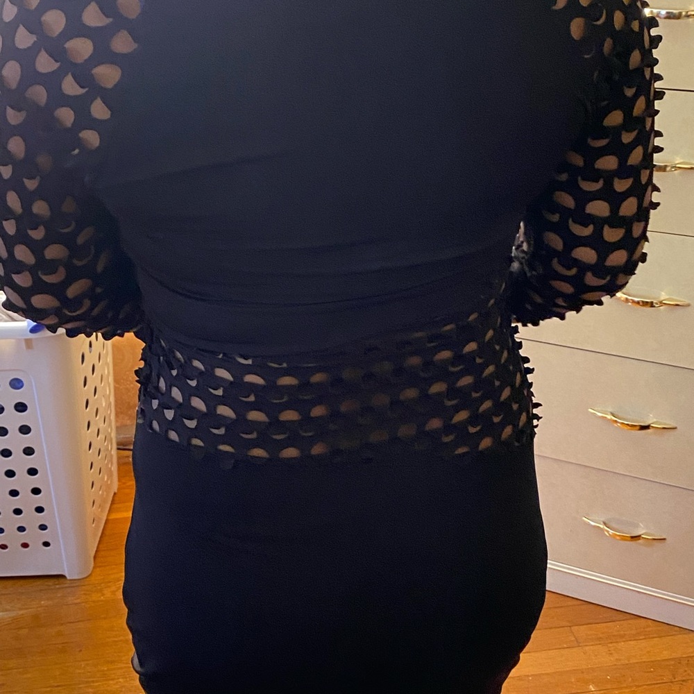 Casual black dress size XL